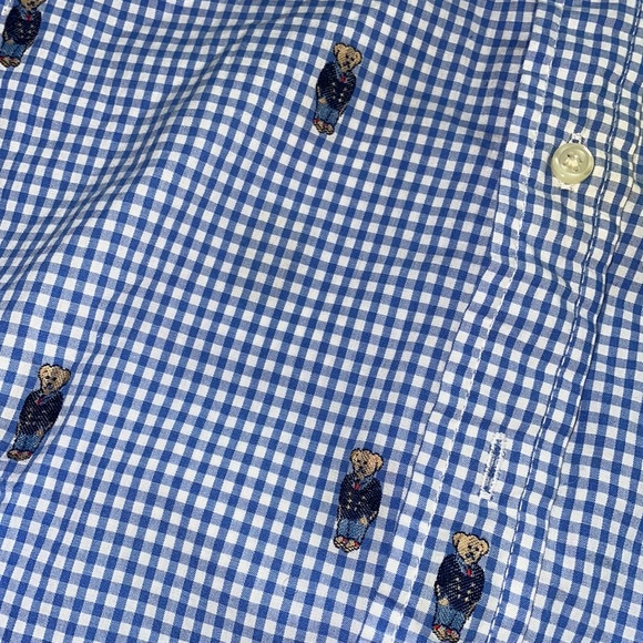 Ralph Lauren Polo, Boys size 6 , Bear themed button down, Great Condition - Picture 3 of 3